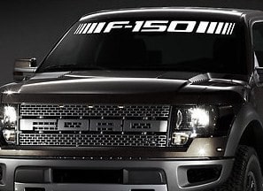 Ford F-150 Graphic Windshield Decal OEM Fits Raptor SVT New 1PC Universal