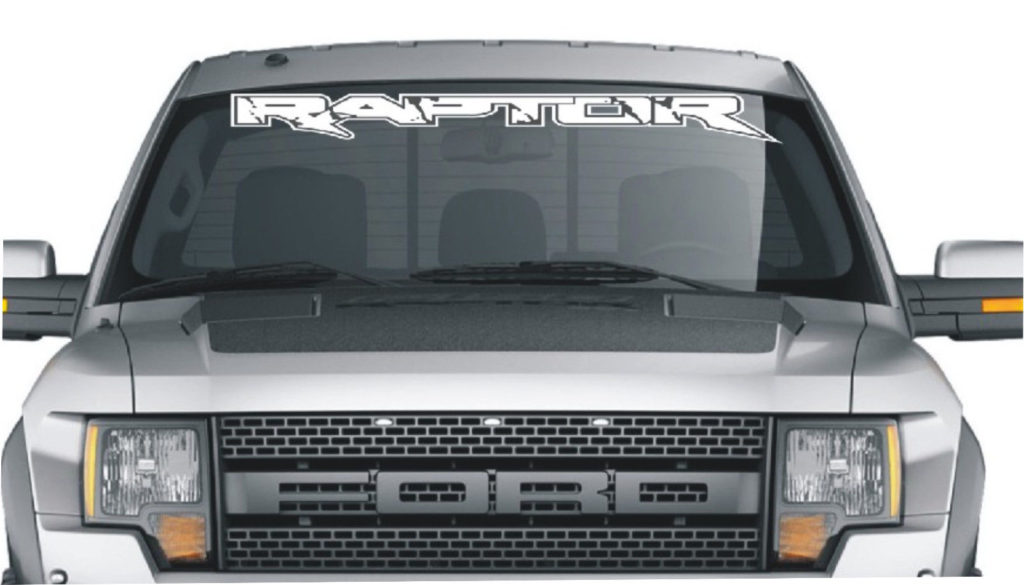 Ford F-150 Raptor Windshield Decal OEM Fits Raptor SVT New 1PC ...