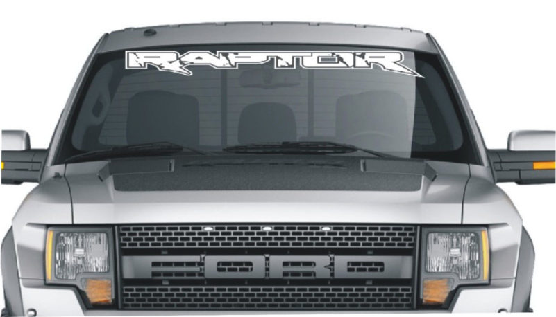 Ford F-150 Raptor Windshield Decal OEM Fits Raptor SVT New 1PC Universal