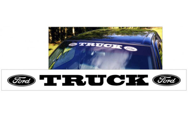 Ford Truck with Ovals Windshield Decal - OEM Part # N188