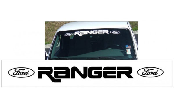 Ford Ranger with Ovals Windshield Decal - OEM Part # N190