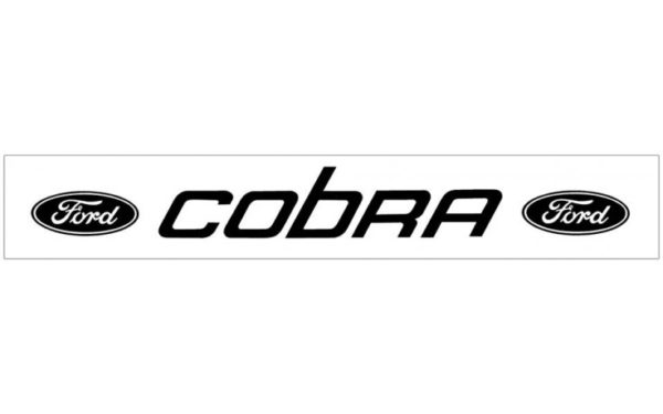 Cobra with Ford Ovals Windshield Decal - OEM Part # N182