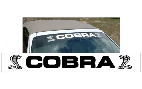Cobra Windshield Decal with Snakes - OEM Part # N063