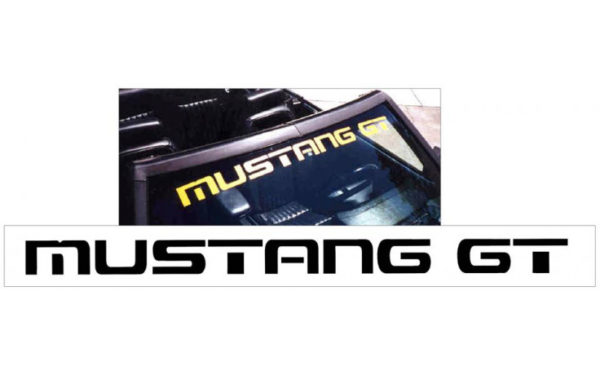 1987-93 Mustang GT Windshield Decal - OEM Part # N072