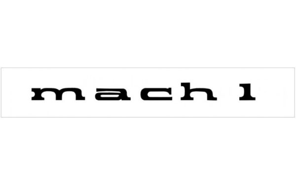Mustang Mach 1 Windshield Decal - OEM Part # N263