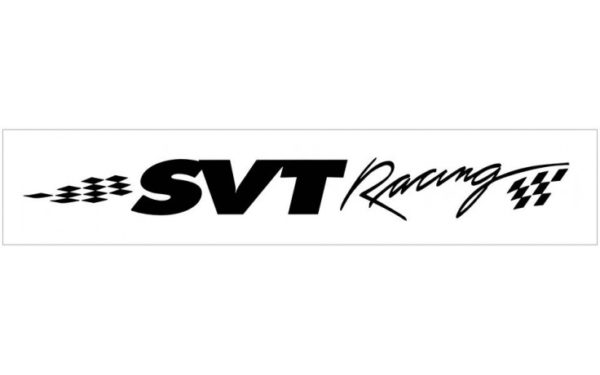 SVT Racing with Flag Windshield Decal - OEM Part # N730