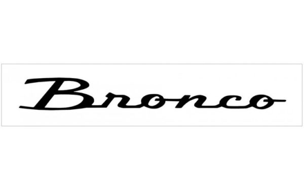 Ford Bronco Windshield Decal - OEM Part # N746