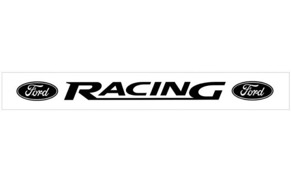 Ford Racing Windshield Decal with Ford Ovals - OEM Part # N895