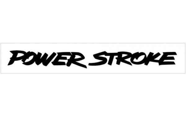 Ford Power Stroke Windshield Decal - OEM Part # TR281