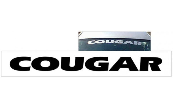 Mercury Cougar Windshield Decal - OEM Ford