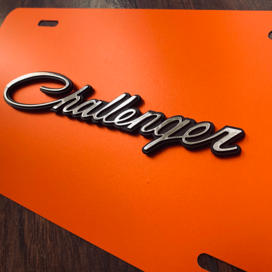 Handcrafted 3D Custom License Plate New fits challenger charger 392 rumble bee Mopar Dodge SRT