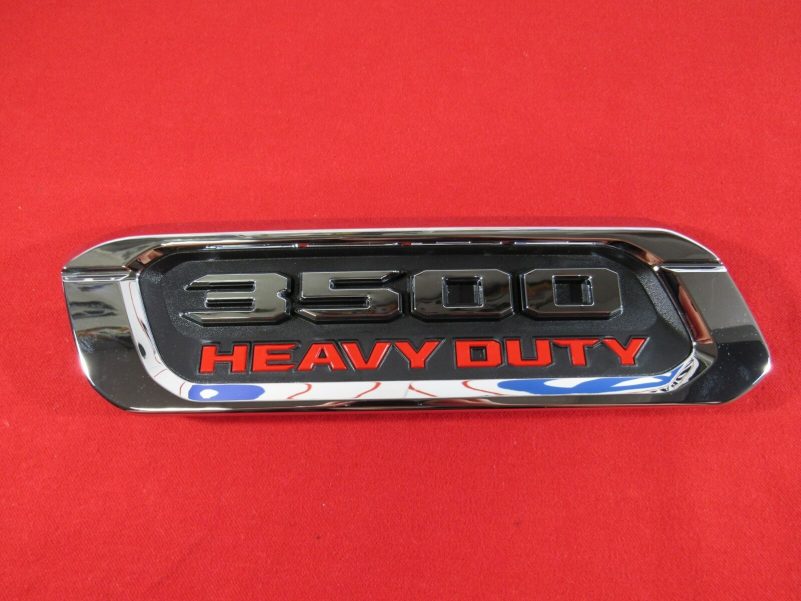DODGE RAM 3500 Heavy Duty Left Hood Emblem Nameplate DT NEW OEM MOPAR