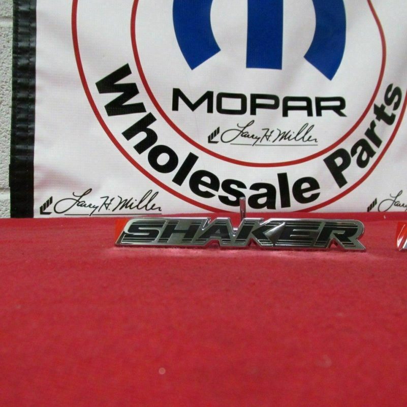 DODGE CHALLENGER "Shaker" Hood Emblems NEW OEM MOPAR - Image 2
