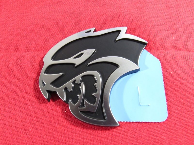 DODGE CHALLENGER CHARGER HELLCAT LEFT Driver Side Emblem NEW OEM MOPAR