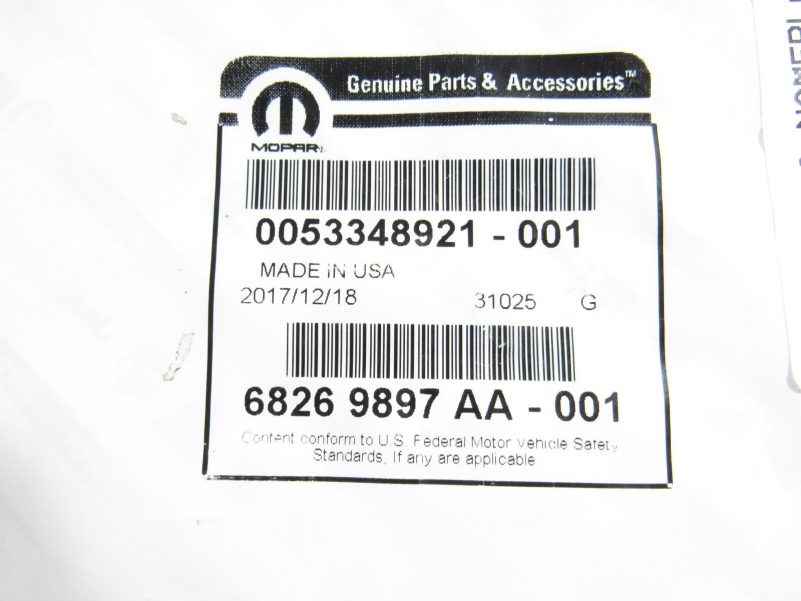 DODGE CHALLENGER CHARGER HELLCAT LEFT Driver Side Emblem NEW OEM MOPAR - Image 3