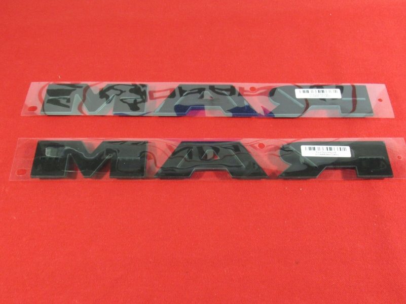 DODGE RAM Black RAM LEFT&RIGHT Front Door Emblem Nameplate NEW OEM MOPAR - Image 3