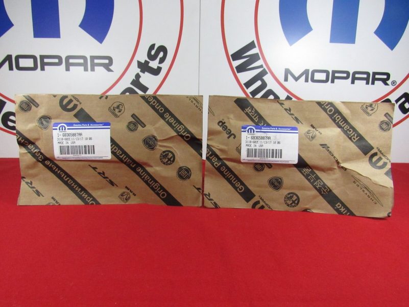 DODGE RAM 1500 Set Of 2 PLATINUM 5.7L Front Fender Hemi Badge NEW OEM MOPAR - Image 2