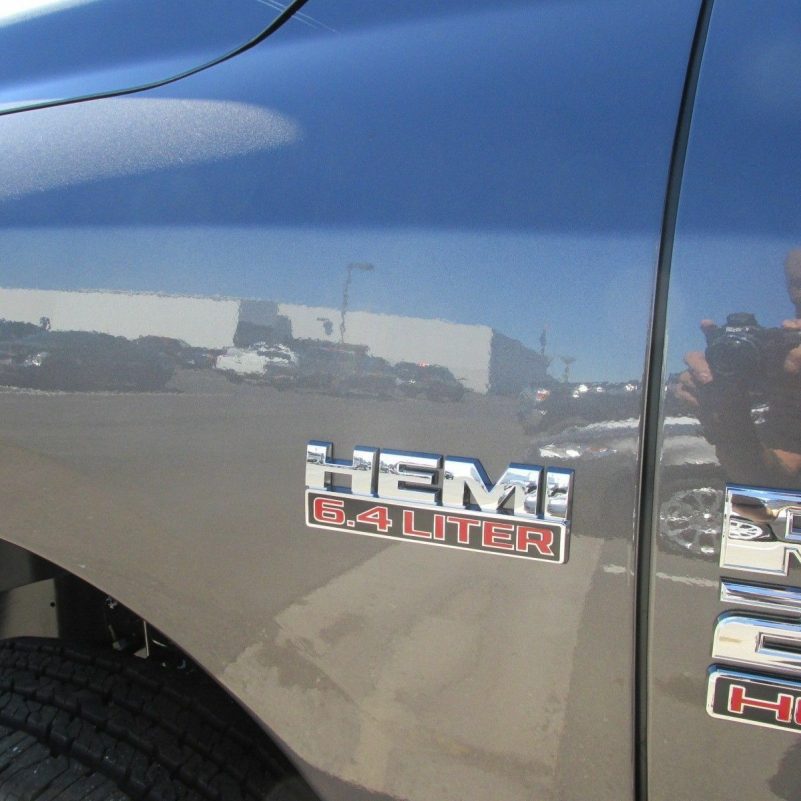 DODGE RAM HEMI 6.4 Liter badges emblems Nameplates SET OF 2 NEW OEM MOPAR