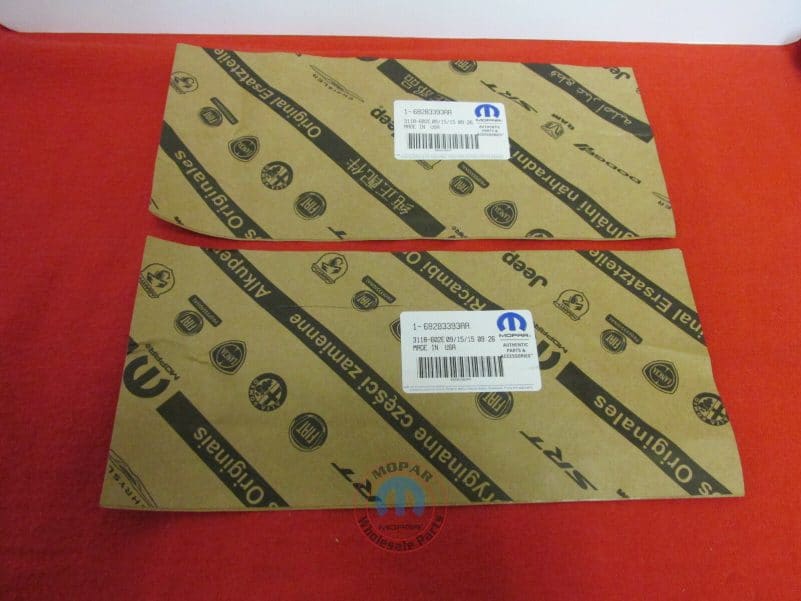 JEEP WRANGLER Set Of Two Oscar Mike Nameplates NEW OEM MOPAR - Image 3
