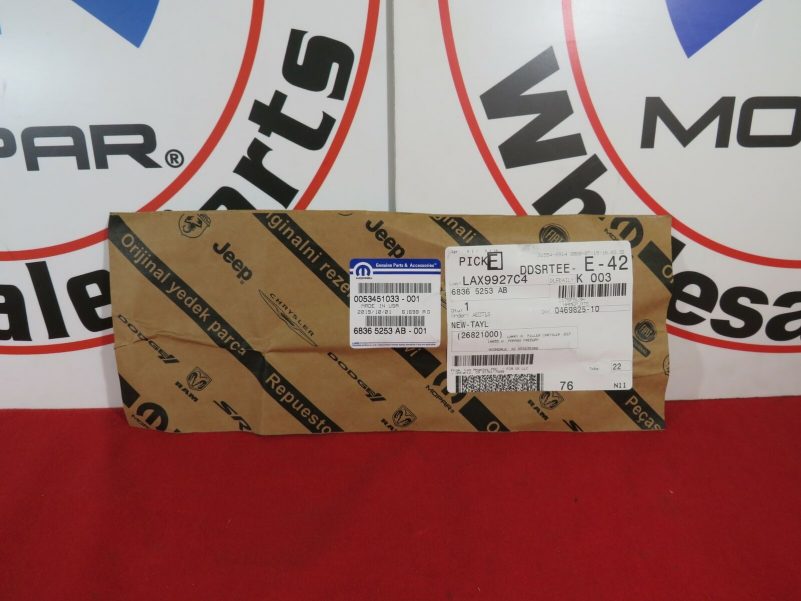 18-20 JEEP GRAND CHEROKEE Liftgate Trackhawk Badge NEW OEM MOPAR - Image 2
