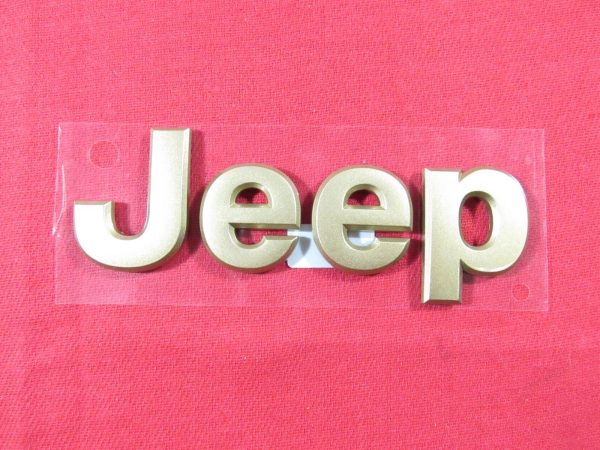 JEEP WRANGLER Bronze Jeep Front Emblem Nameplate NEW OEM MOPAR