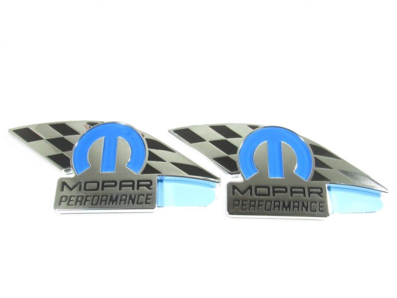Mopar Performance SET OF 2 nameplate emblem NEW OEM MOPAR