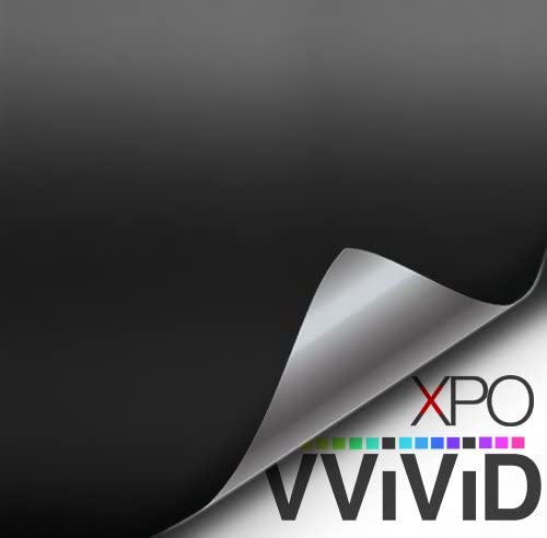VViViD Matte Black Vinyl Wrap Roll XPO Air-Release Technology (100ft x 5ft)
