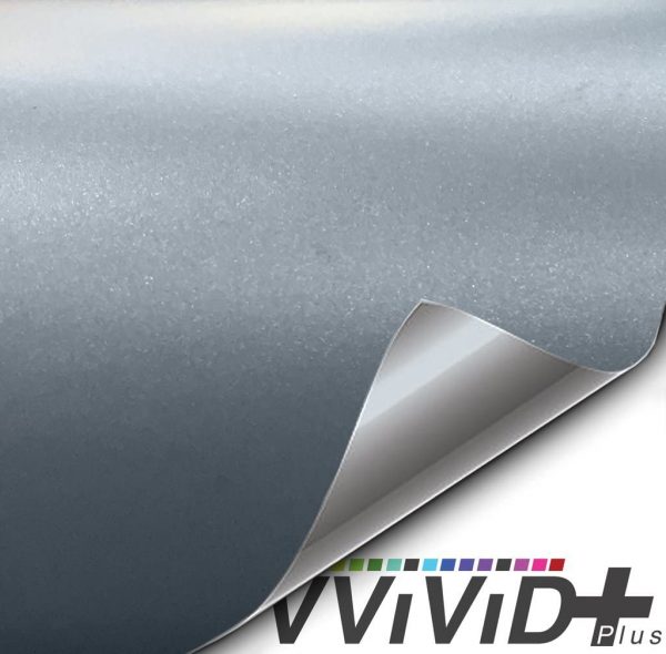 VViViD Matte Silver Car Wrap Vinyl Roll with Air Release 3MIL (100ft x 5ft)