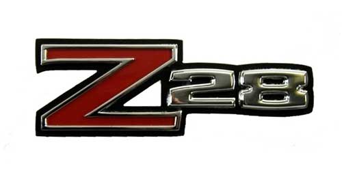 Fender Emblem - "Z-28" - LH or RH - 70-71 Camaro