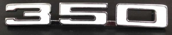 Fender Emblem - "350" - RH - 68 Camaro