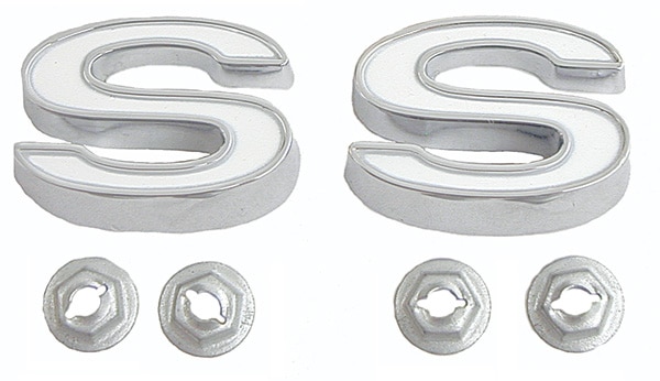 Fender Emblem - "SS" - LH or RH - 69-72 Camaro 1969 - 1972 Chevy Camaro