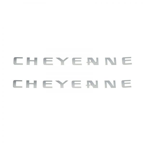 OEM NEW 07-19 Silverado Door or Tailgate Cheyenne Emblem Nameplate Set 15791217
