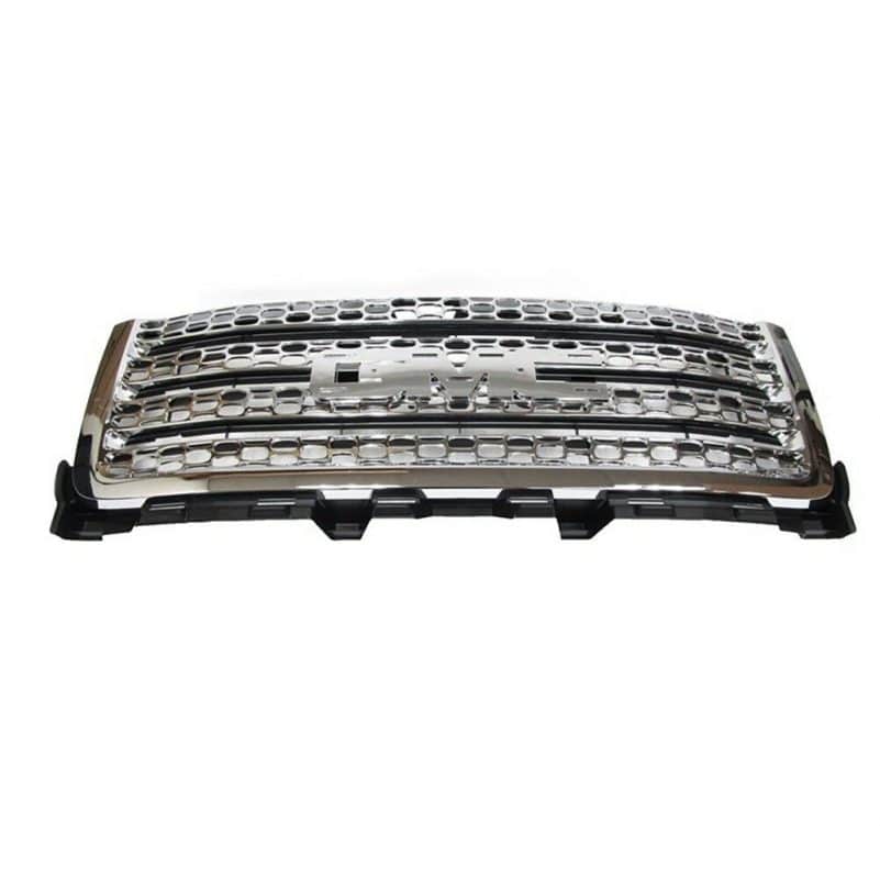 OEM NEW Front Upper Honeycomb Grille w/o Emblem Chrome 11-14 Sierra 2500 3500 - Image 2