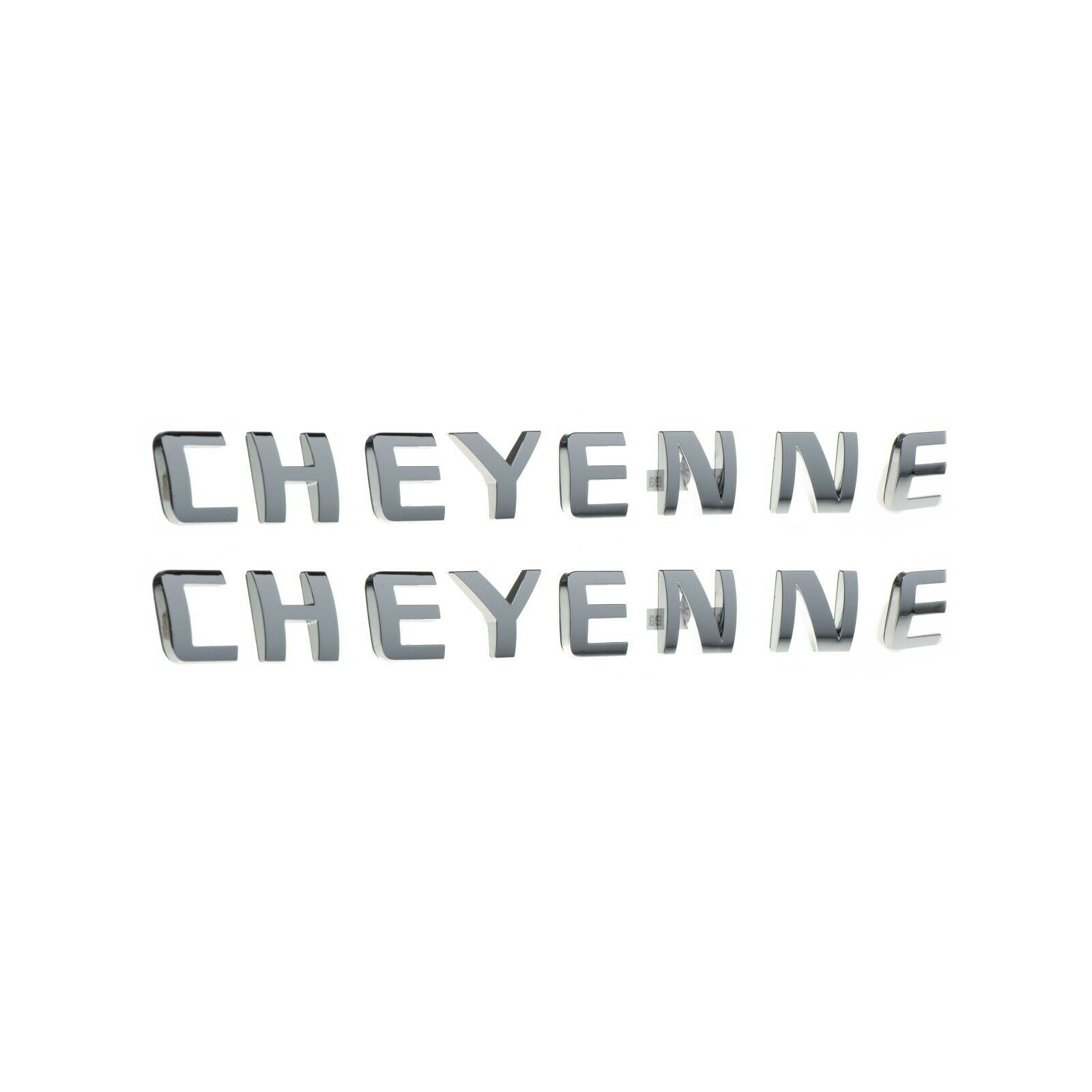 Genuine GM Chevrolet Silverado Emblem Set – OEM Front Door Or Tailgate (2007-2020) – Chrome, 15129652