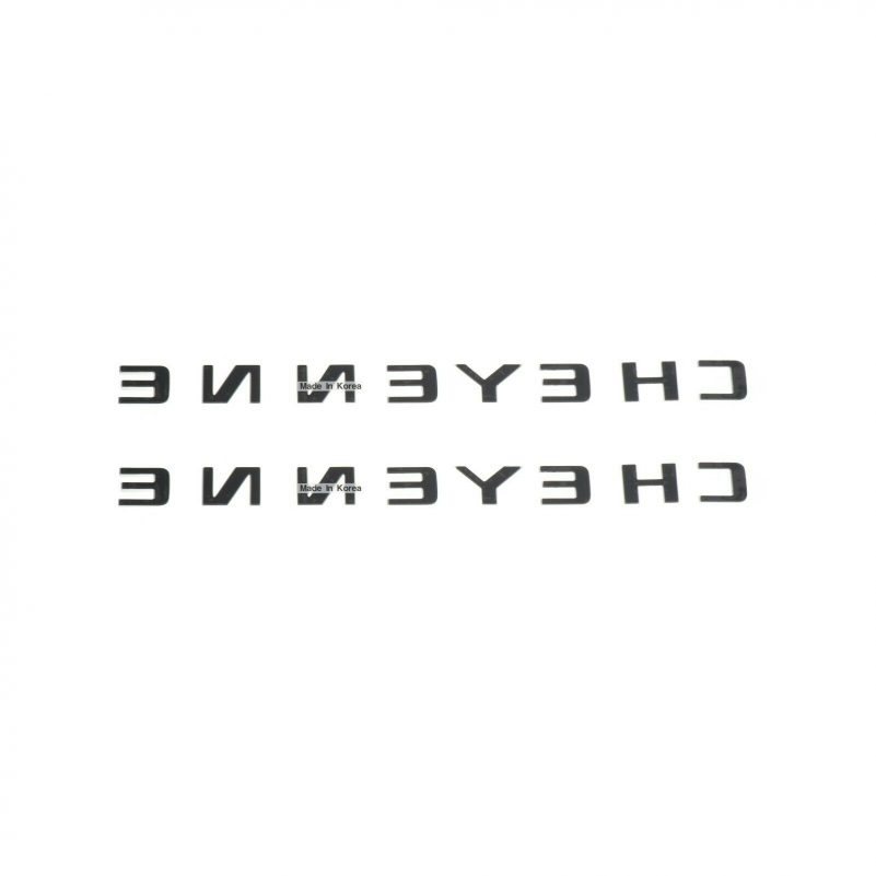 OEM NEW 07-19 Silverado Door or Tailgate Cheyenne Emblem Nameplate Set 15791217 - Image 3