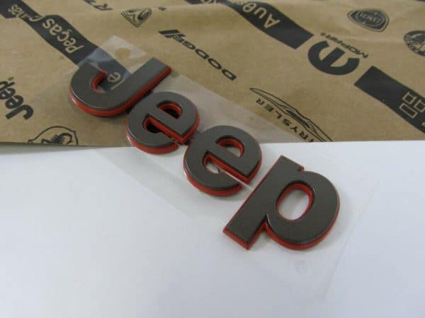 16-17 JEEP WRANGLER 75TH BRONZE JEEP EMBLEM NAMEPLATE BADGE NEW MOPAR GENUINE