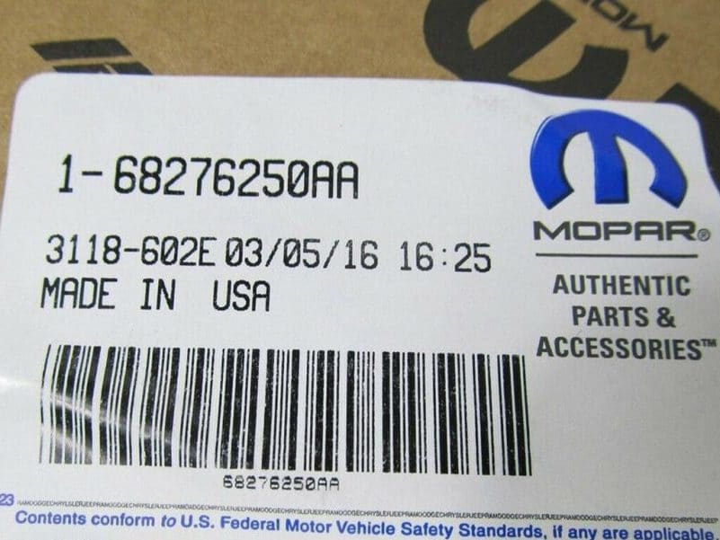 16-17 JEEP WRANGLER 75TH BRONZE JEEP EMBLEM NAMEPLATE BADGE NEW MOPAR GENUINE - Image 2