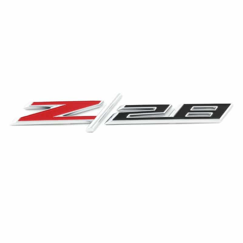 OEM NEW Fender Emblem Nameplate Z/28 Right or Left Chrome 14-19 Camaro 22925211