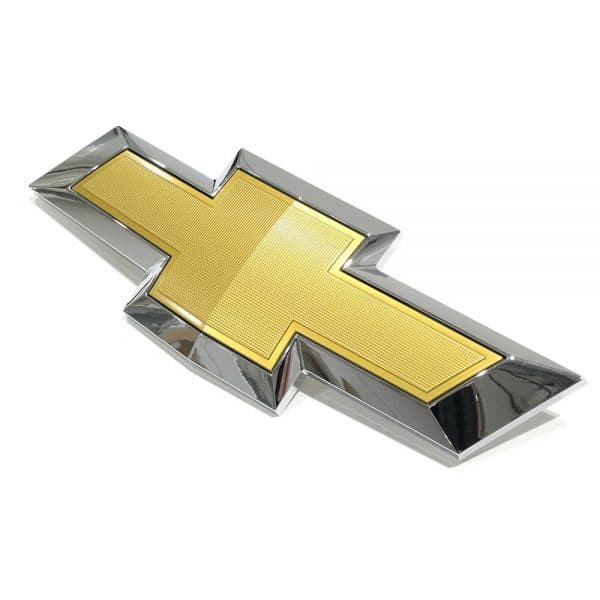 OEM NEW Front Bumper Grille Bow Tie Emblem Gold Chrome 13-14 Traverse 84690300