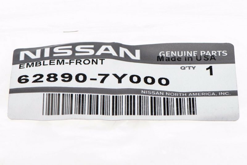 2004-2006 Nissan Maxima Front Bumper Chrome Grille Emblem Decal Logo OEM NEW - Image 3