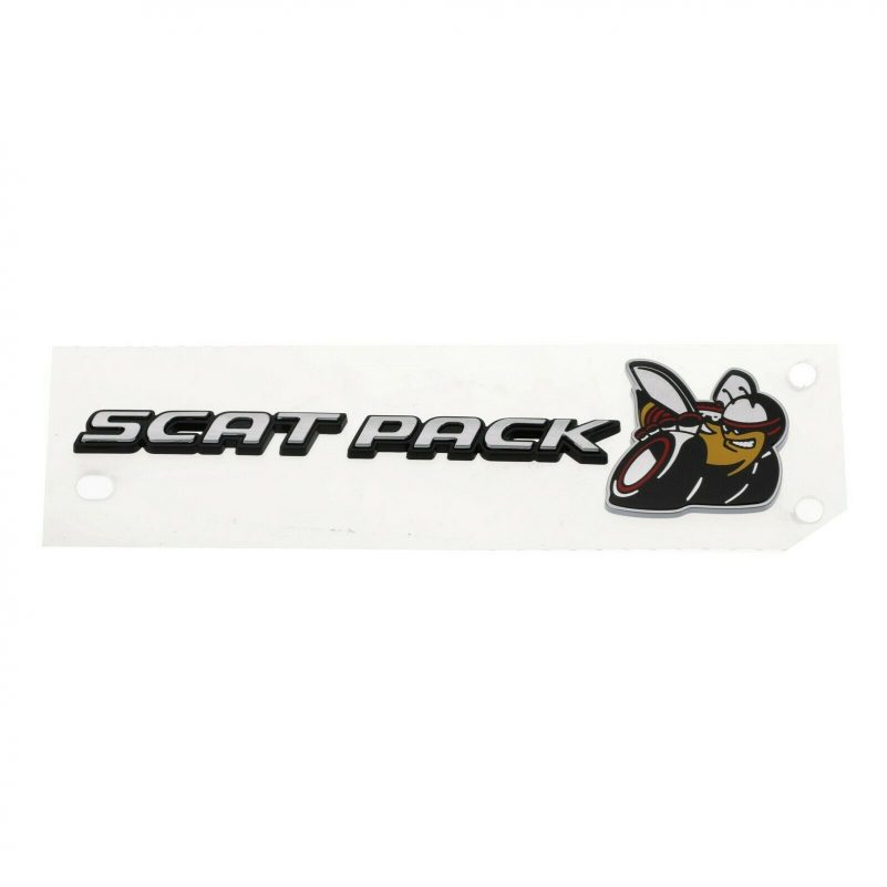 20-21 CHALLENGER DECKLID TRUNK SCAT PACK EMBLEM NAMEPLATE BADGE MOPAR 68497352AB