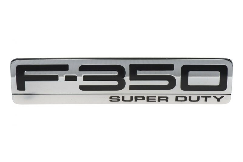 2005-2007 Ford F-350 Super Duty Chrome Rear Tailgate Emblem OEM 5C3Z9942528CA - Image 3