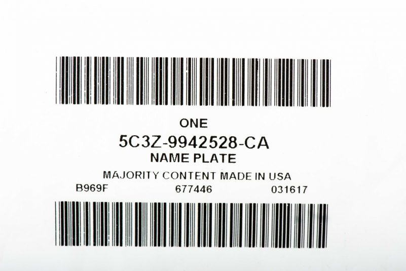 2005-2007 Ford F-350 Super Duty Chrome Rear Tailgate Emblem OEM 5C3Z9942528CA - Image 4