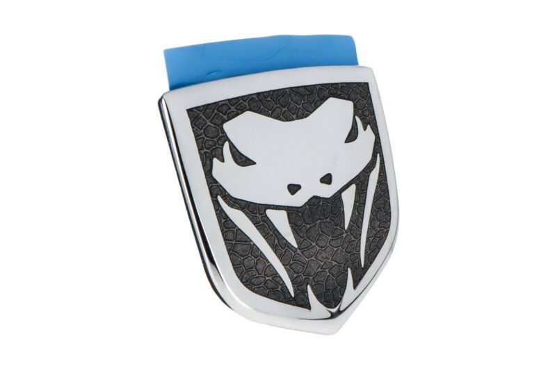 03-10 DODGE VIPER FRONT HOOD VIPER HEAD EMBLEM BADGE MEDALLION MOPAR GENUINE - Image 2