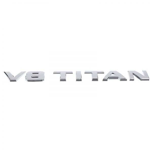 NEW 2004-2013 Nissan Titan "V8 Titan" Chrome Nameplate Emblem OEM Genuine