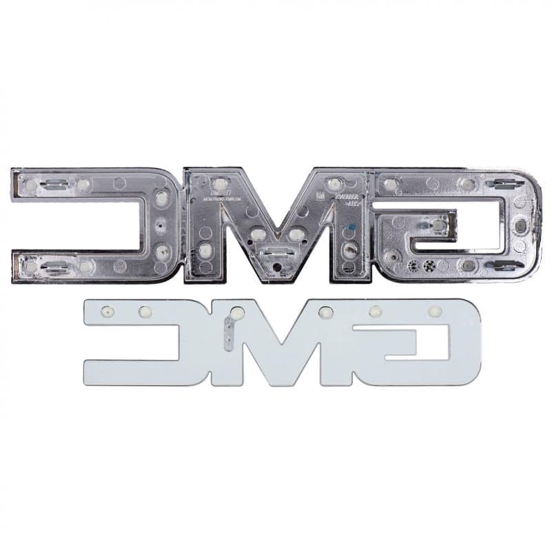 OEM NEW Grille and Liftgate GMC Emblems Black w/Chrome Trim 18-20 Yukon 84395036 - Image 4