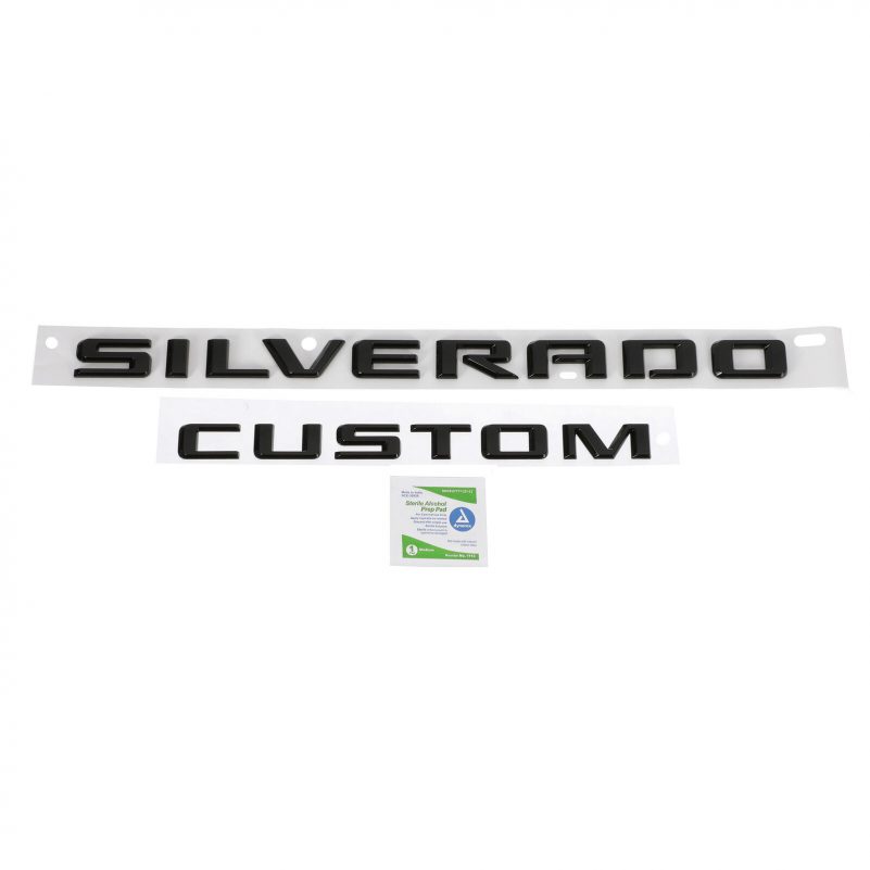 OEM Tailgate Trail Boss Silverado and Custom Emblem Package Silverado 84300956