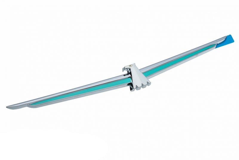 OEM NEW Rear Trunk Decklid Emblem Light Blue Chrome Thunderbird 1W6Z-7642528-AA - Image 3