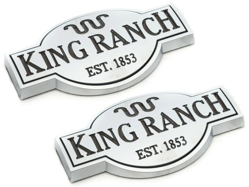 2015-2017 Ford F-150 King Ranch Front Door Emblem Nameplates OEM FL3Z-9942528-G - Image 2