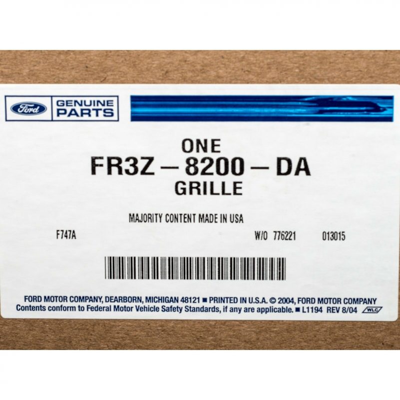 2015-2017 Ford Mustang 50th Anniversary Upper Radiator Grille OEM FR3Z-8200-DA - Image 3